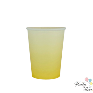 Xартиена чаша жълта 9OZ (1 пкт. / 8 бр.)