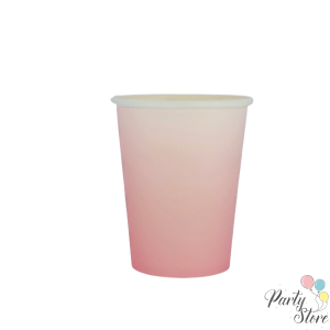 Xартиена чаша розова 9OZ (1 пкт. / 8 бр.)