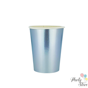 Хартиена чаша сребро 9OZ (1 пкт. / 8 бр.)