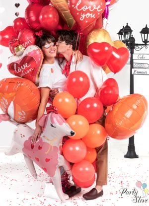 Фолиев балон Love potion, 54х66 см, микс