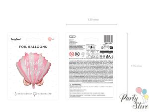 Фолиев балон Seashell Bride to be, 52x50 см, микс
