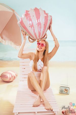 Фолиев балон Seashell Bride to be, 52x50 см, микс