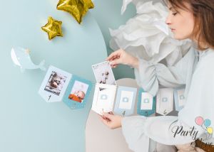 Рамка за снимка гирлянд - Кит, 10,5х15 см, микс
