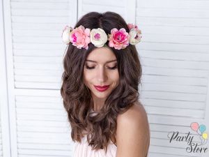 Цветна корона микс 17см