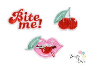 Лепенки за гладене Bite me, микс, 4-4.5x4.5-7 cm (1 пкт. / 3 бр.)