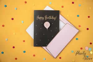 Картичка Happy Birthday, 10.5x14.8см