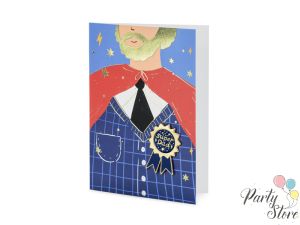 Картичка  Super DAD , 11x15.5 см