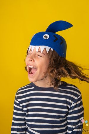Шапка Shark, син