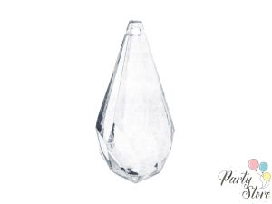 Висулки Капки, безцветни, 23 x 51 mm (1 пкт. / 5 бр.)