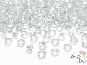 Диамантени конфети, безцветни, 12 mm (1 пкт. / 100 бр.)