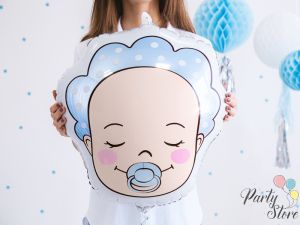 Фолиев балон Baby - Boy, 40х45см, микс