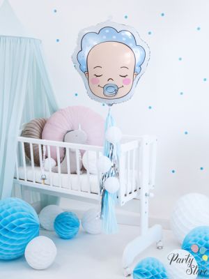 Фолиев балон Baby - Boy, 40х45см, микс