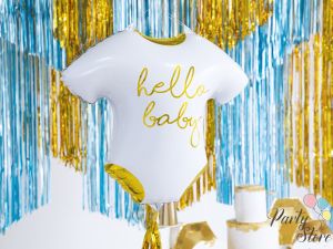 Фолиев балон Baby romper - Hello Baby, 51x45cm, бял