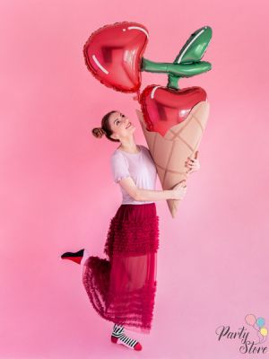 Фолиев балон Череша, 88х73см, микс