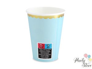 Чаши, светло сини, 220 мл (1 пкт. / 6 бр.)