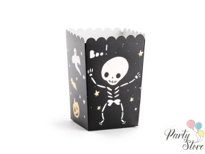 Кутии за пуканки BOO!, микс, 7x7x12.5cm (1 пкт. / 6 бр.)