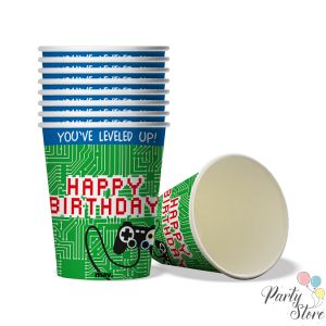 Хартиени чаши Плейстейшън 250 ml (1 пкт. / 8 бр.)