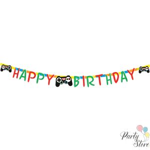 Надпис Happy B-day Плейстейшън