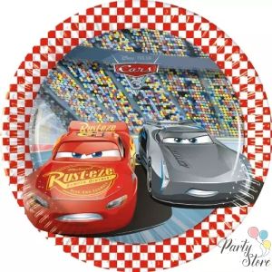 Xартиена чиния Cars Макуин 19см (1 пкт. / 8 бр.)