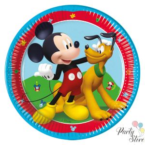 Xартиена чиния Мики Маус 19см (1 пкт. / 8 бр.)