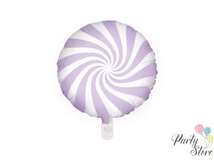 Фолиев балон Candy, 35см, светъл люляк