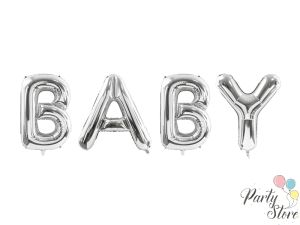 Фолиев балон Baby, 262x86см, сребрист