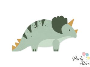 Салфетки Трицератопс, 18х10 см, микс (1 пкт. / 12 бр.)