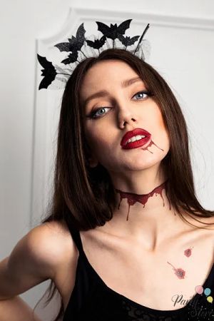 Лента за глава / Диадема с Прилепи, 22х23 см, микс