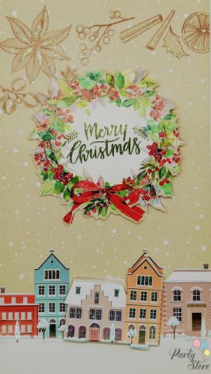 Картичка Merry Cristmas City