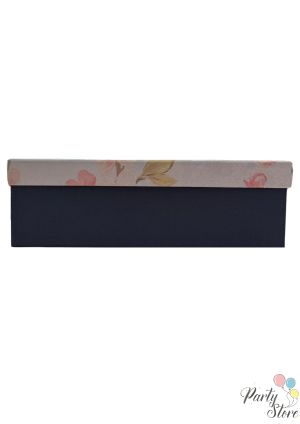 Кутия с флорален капак 17 х 25 х 6 см