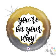  Фолиев балон за дипломиране  You're on Your Way / Congrats Grad